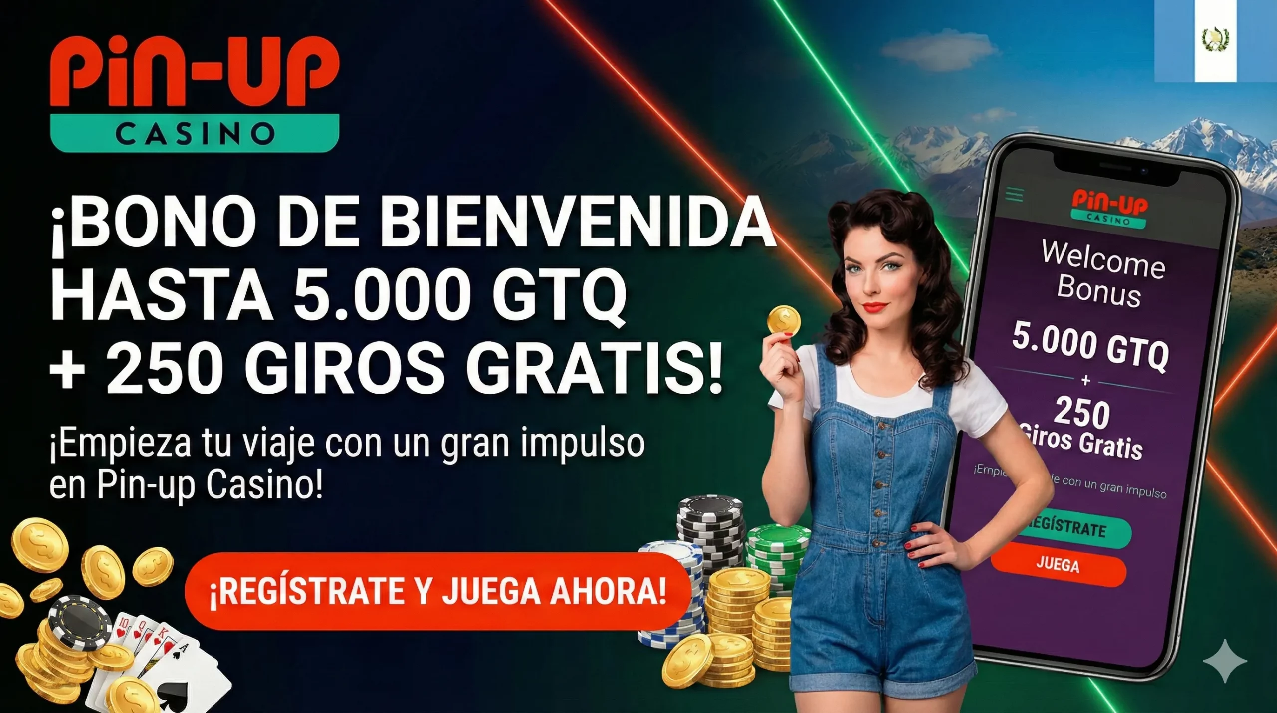 Bono de bienvenida Pin-Up Casino
